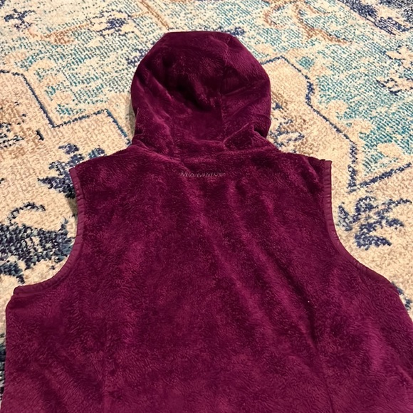 Mammut Purple Soft AF Fleece Hoodie Vest Size Medium - Picture 4 of 6